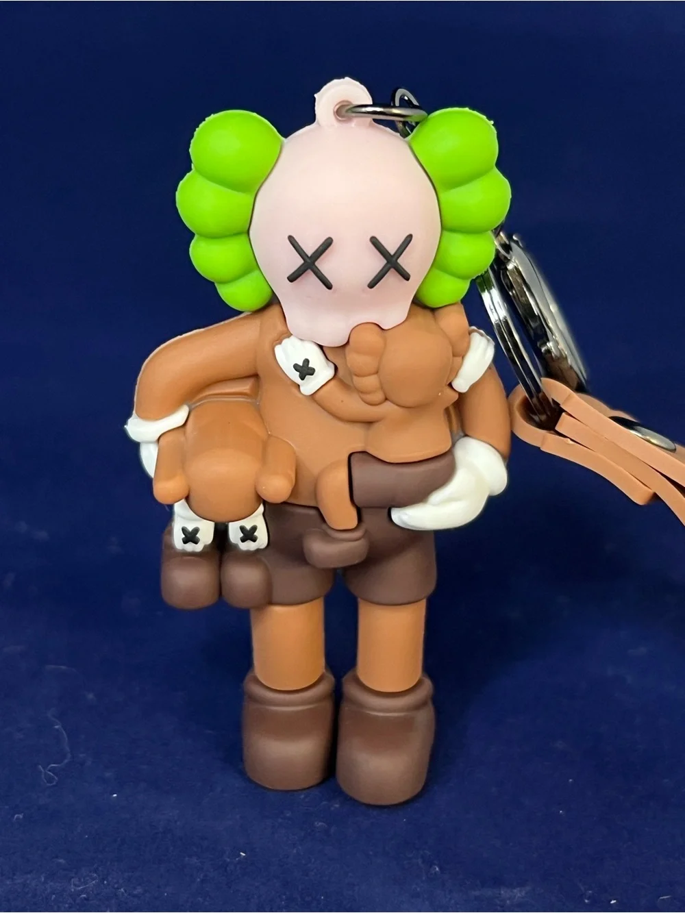 KAWS Brown, Green & White Companion Keychain